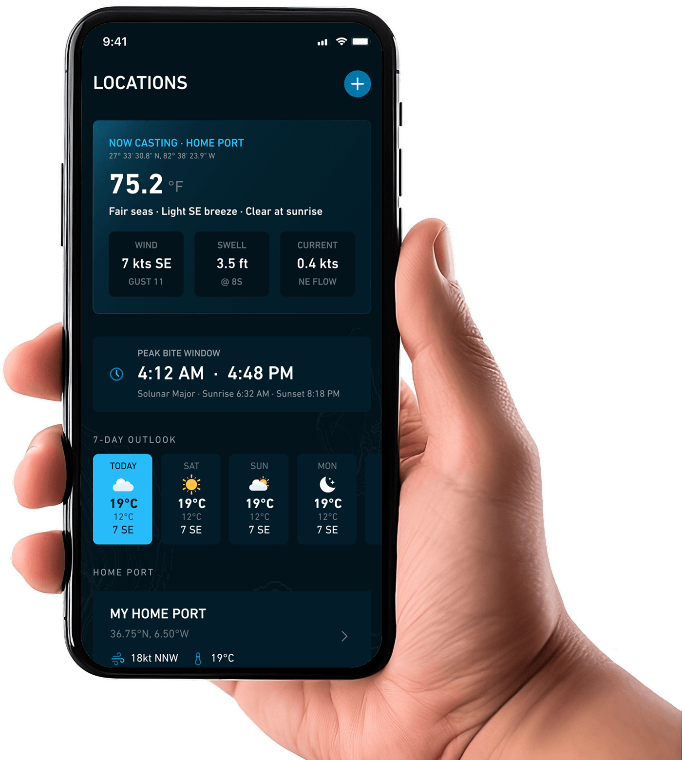 Breakpoint app running on a phone